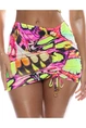 LULI FAMA SCRUNCH UP MINI SKIRT