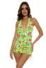 LULI FAMA T BACK MINI DRESS