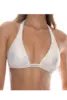 LULI FAMA TRIANGLE HALTER TOP