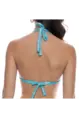 LULI FAMA TRIANGLE HALTER TOP