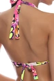 LULI FAMA TRIANGLE HALTER TOP
