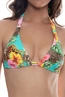 LULI FAMA TRIANGLE HALTER TOP