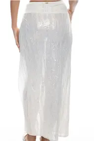 LULI FAMA TWIST FRONT SKIRT