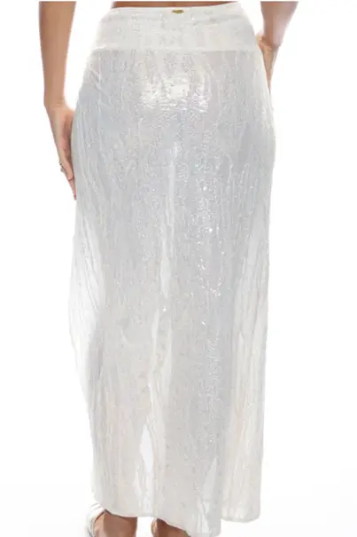 LULI FAMA TWIST FRONT SKIRT