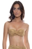 LULI FAMA UNDERWIRE PUSH UP BANDEAU TOP