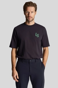 LYLE&SCOTT LS LOGO T-SHIRT