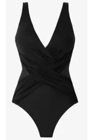 MIRACLE SUIT CROSSOVER WITH MESH ONE PIECE
