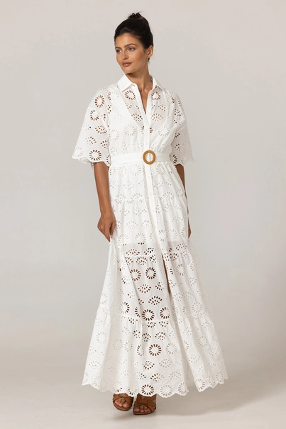 MISS JUNE DRESS GARDENIA