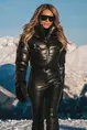 NIKKIE GEMMA PU SKI JUMPSUIT