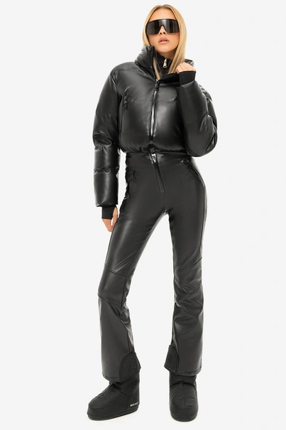 NIKKIE GEMMA PU SKI JUMPSUIT