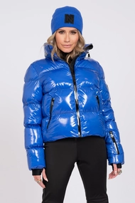 NIKKIE GSTAAD LAQUER SKI JACKET