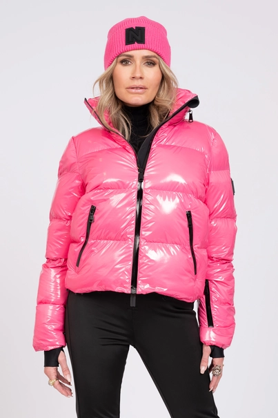 NIKKIE GSTAAD LAQUER SKI JACKET