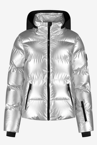NIKKIE GSTAAD METALLIC SKI JACKET