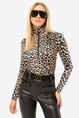 NIKKIE NANTES LEOPARD SKI PULLY