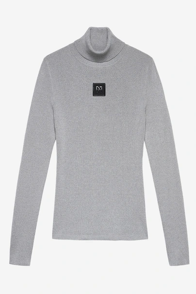 NIKKIE NOROTON SHINY TURTLENECK