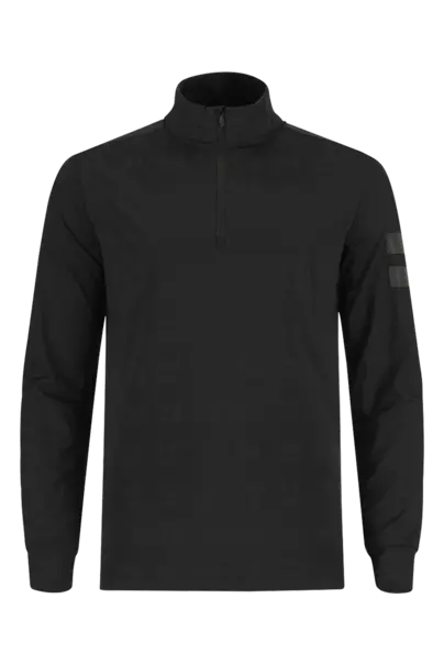 ONE MORE MICROFLEECE T-NECK HALF ZIP PRINTED
