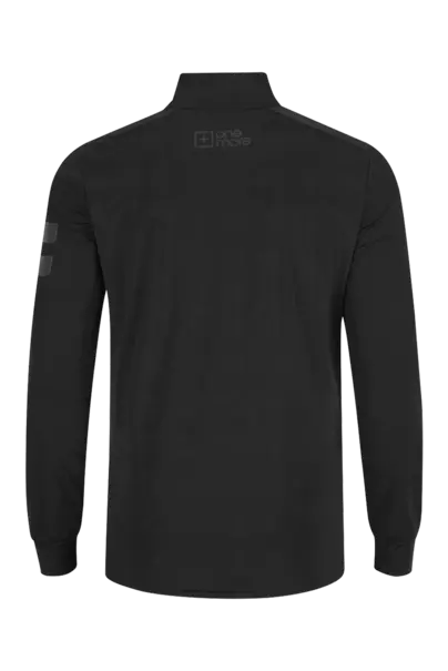 ONE MORE MICROFLEECE T-NECK HALF ZIP PRINTED