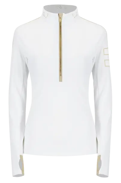 ONE MORE TECH SWEATER WITH HALF ZIP PRINTED