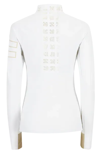 ONE MORE TECH SWEATER WITH HALF ZIP PRINTED