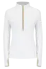 ONE MORE TECH SWEATER WITH HALF ZIP PRINTED
