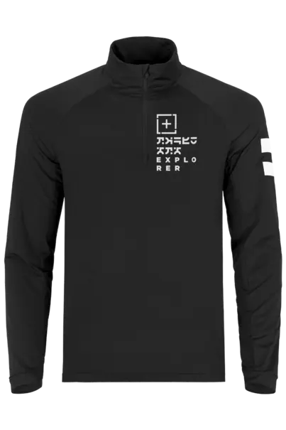 ONE MORE TURTLENECK WITH HALF ZIP EXPLORER