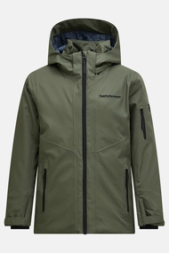 PEAK PERFORMANCE JR MAROON INSULATED JACKET