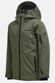 PEAK PERFORMANCE JR MAROON INSULATED JACKET