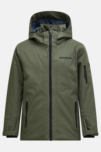 PEAK PERFORMANCE JR MAROON INSULATED JACKET