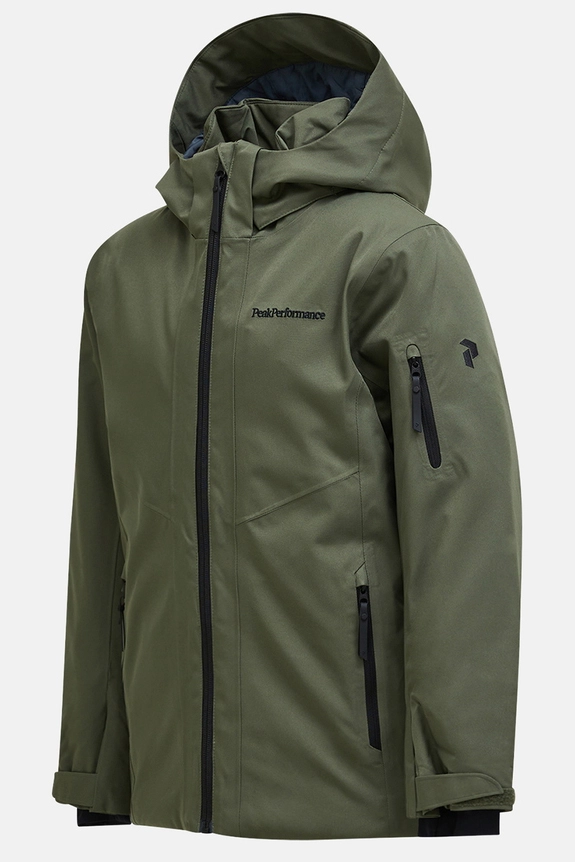 PEAK PERFORMANCE JR MAROON INSULATED JACKET