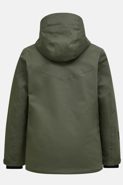 PEAK PERFORMANCE JR MAROON INSULATED JACKET