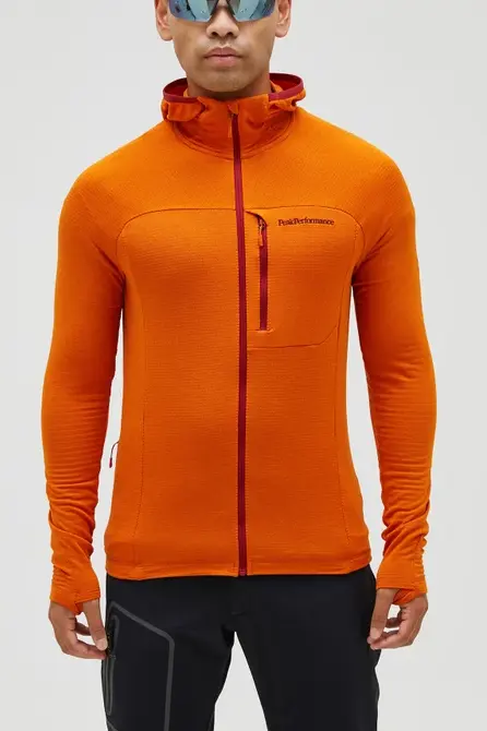 PEAK PERFORMANCE M LIGHT ZIP HOOD FLEECE