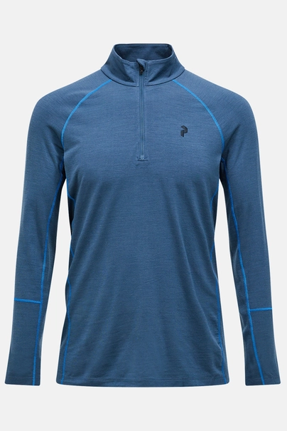 PEAK PERFORMANCE M MAGIC HALF ZIP WOOL-BLEND BASE