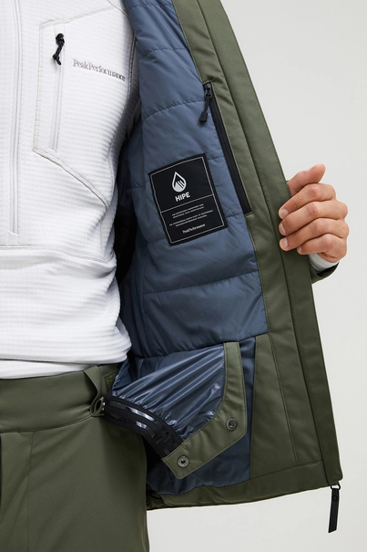 PEAK PERFORMANCE M MAROON INSULATED JACKET