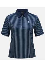 PEAK PERFORMANCE W GRAPHIC SS ZIP POLO