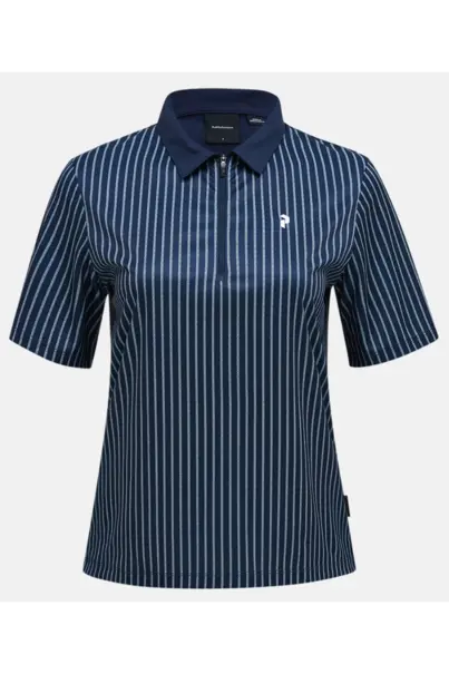 PEAK PERFORMANCE W GRAPHIC SS ZIP POLO