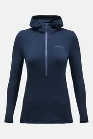 PEAK PERFORMANCE W LIGHT HOODED FLEECE HAL