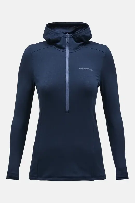 PEAK PERFORMANCE W LIGHT HOODED FLEECE HAL