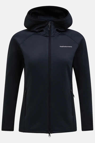 PEAK PERFORMANCE W MIDLAYER ZIP HOOD