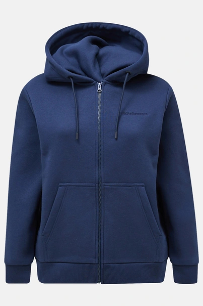 PEAK PERFORMANCE W ORIGINAL SMALL LOGO ZIP HOOD