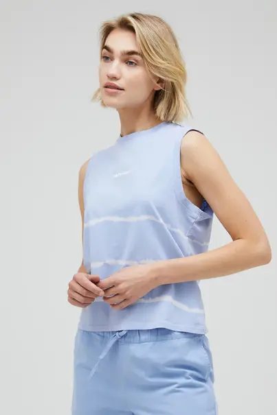 PEAK PERFORMANCE W TIE DYE SLEEVELESS TEE