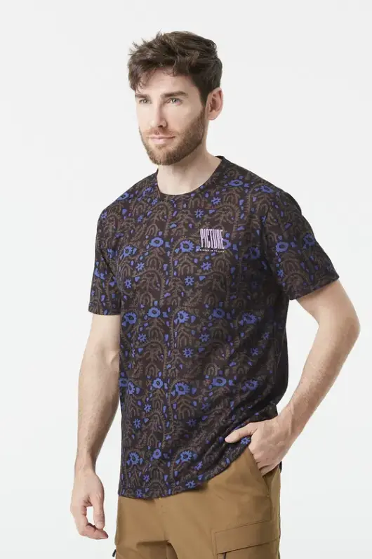 PICTURE TIMONT PRINTED SS TECH TEE