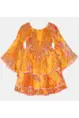 PITI CUITI CAPRI VESTIDO SMOCKING
