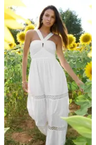 PITI CUITI SICILIA HALTER VESTIDO LARGO