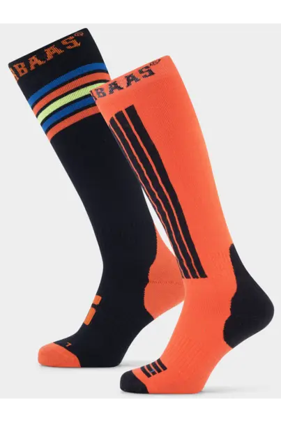 POEDERBAAS STRIPED SKI SOCKS 2-PACK