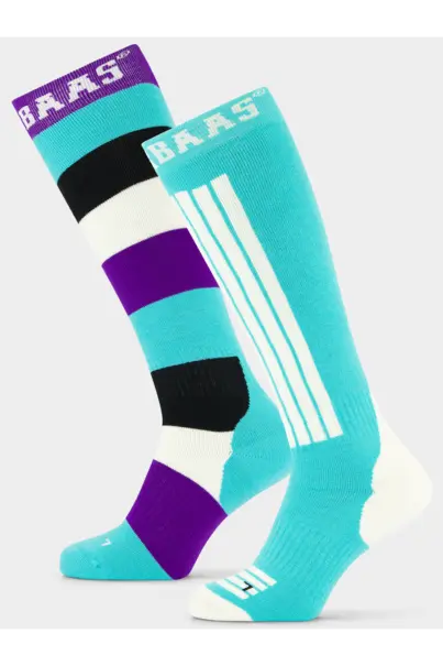 POEDERBAAS STRIPED SKI SOCKS 2-PACK