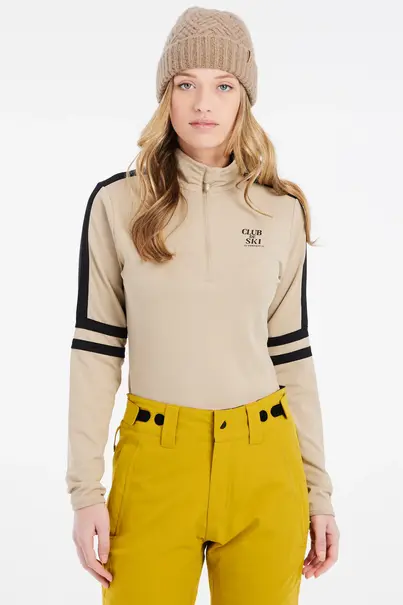 PROTEST RUE 1/4 ZIP ACTIVE TOP
