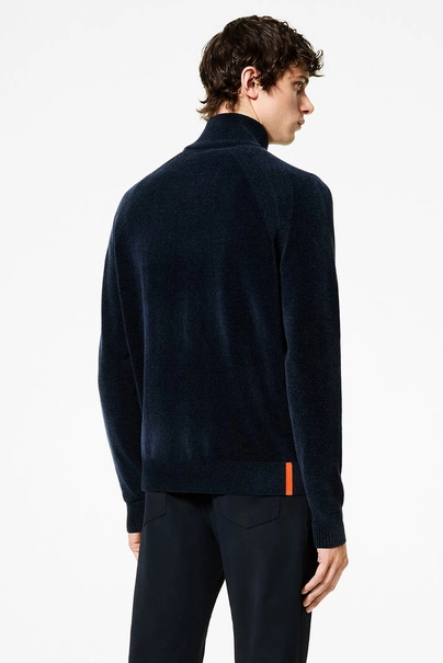 RRD VELVET FULL ZIP KNIT