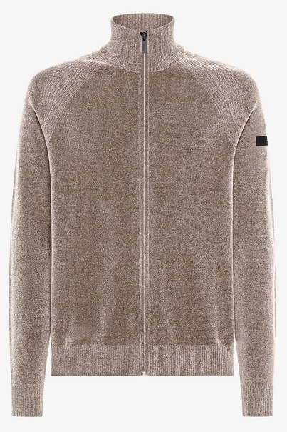 RRD VELVET FULL ZIP KNIT