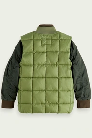SCOTCH&SODA PADDED GILET & BOMBER JACKET