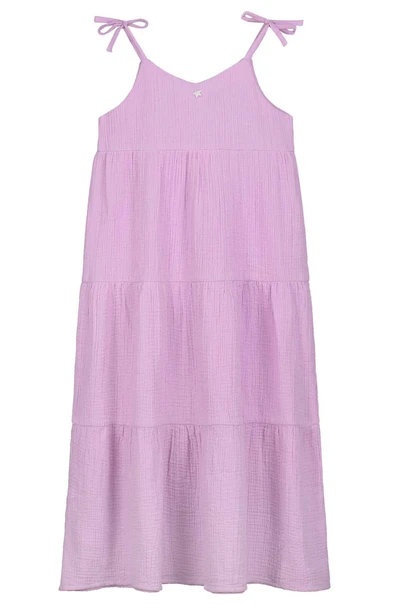 SHIWI CARTAGENA MOUSSELINE WAFFLE DRESS